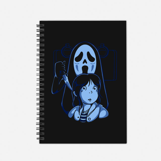 Ghostfaced Away-none dot grid notebook-estudiofitas