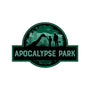 Apocalypse Park-none glossy sticker-rocketman_art