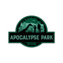 Apocalypse Park-none polyester shower curtain-rocketman_art