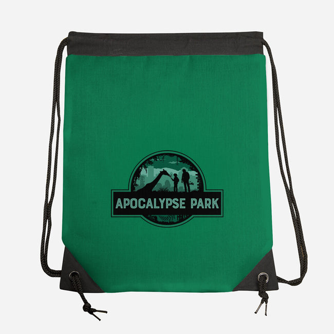Apocalypse Park-none drawstring bag-rocketman_art
