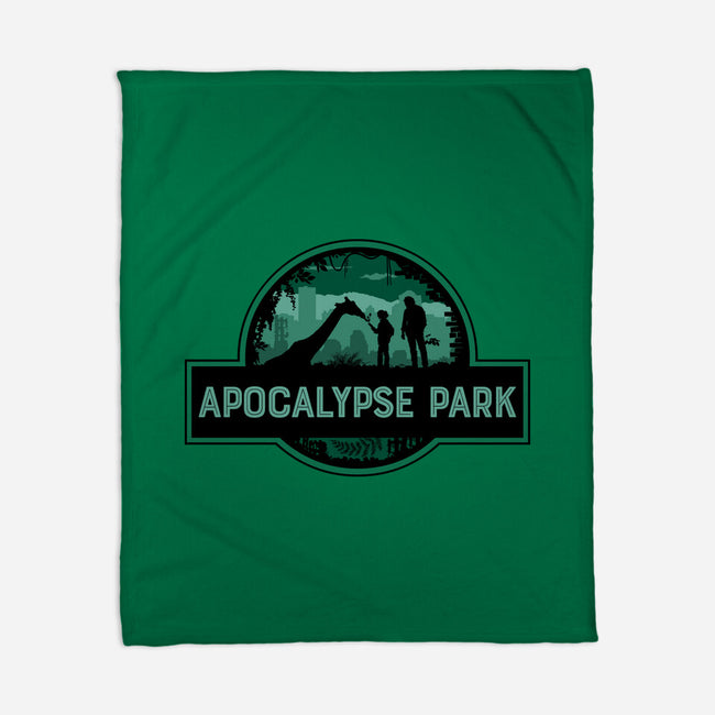 Apocalypse Park-none fleece blanket-rocketman_art
