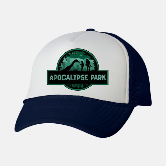 Apocalypse Park-unisex trucker hat-rocketman_art