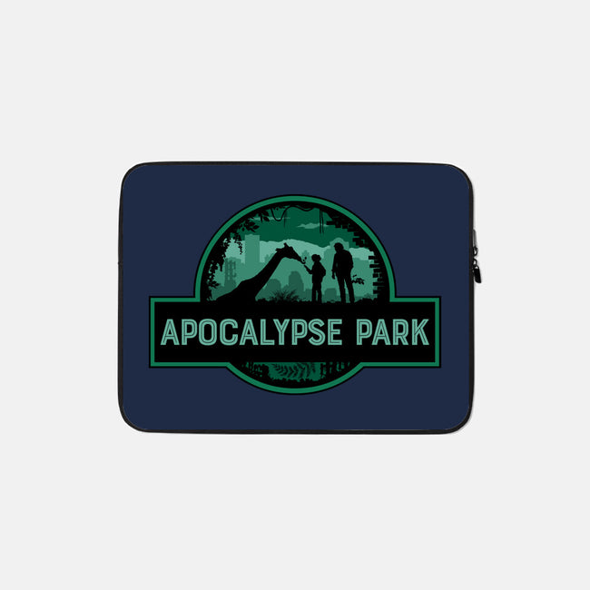 Apocalypse Park-none zippered laptop sleeve-rocketman_art