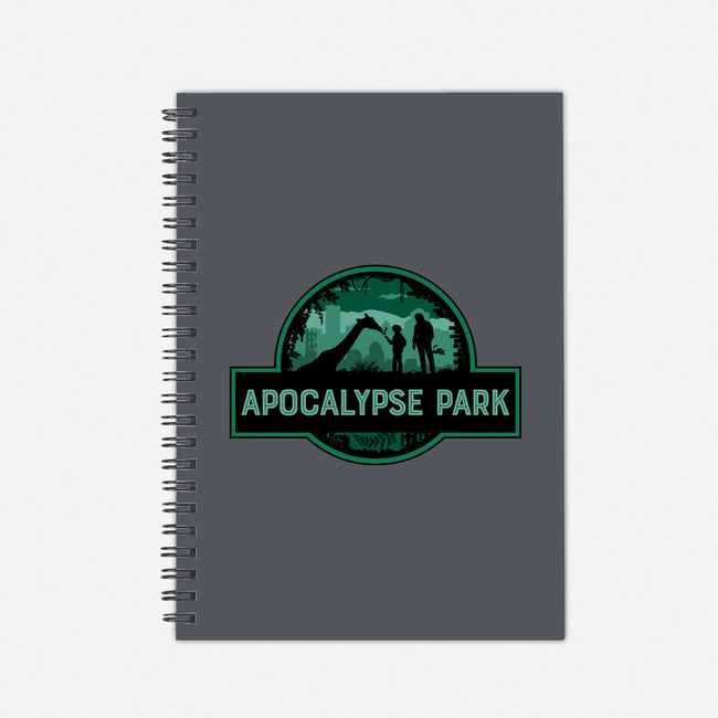 Apocalypse Park-none dot grid notebook-rocketman_art