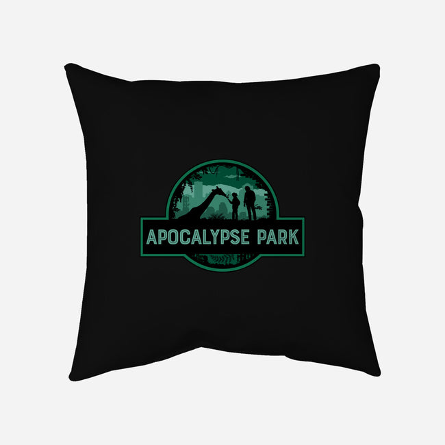 Apocalypse Park-none removable cover w insert throw pillow-rocketman_art