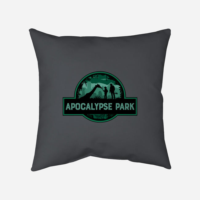 Apocalypse Park-none removable cover w insert throw pillow-rocketman_art