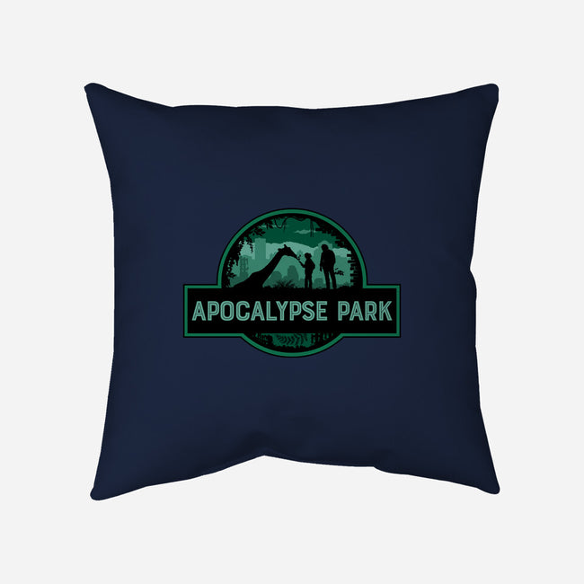 Apocalypse Park-none removable cover w insert throw pillow-rocketman_art
