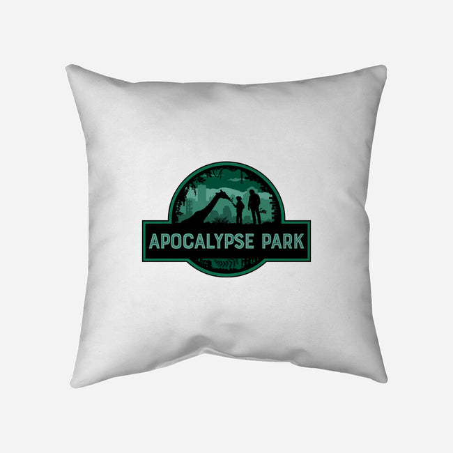 Apocalypse Park-none removable cover w insert throw pillow-rocketman_art