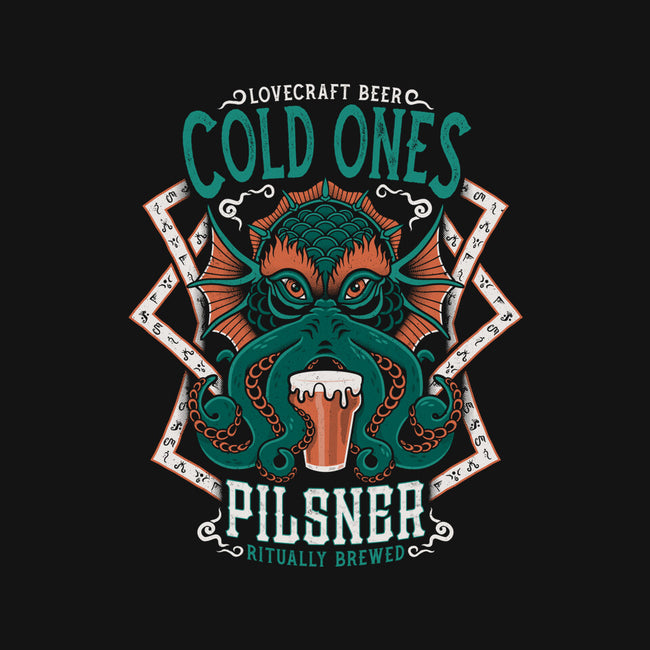 Cold Ones LoveCraft Beer-none removable cover w insert throw pillow-Nemons