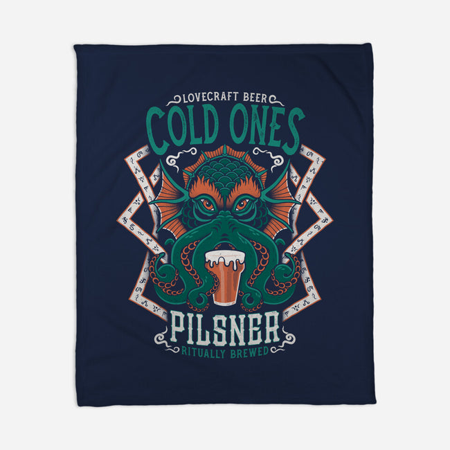 Cold Ones LoveCraft Beer-none fleece blanket-Nemons