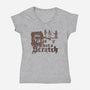 A Scratch-womens v-neck tee-kg07