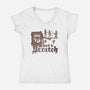 A Scratch-womens v-neck tee-kg07