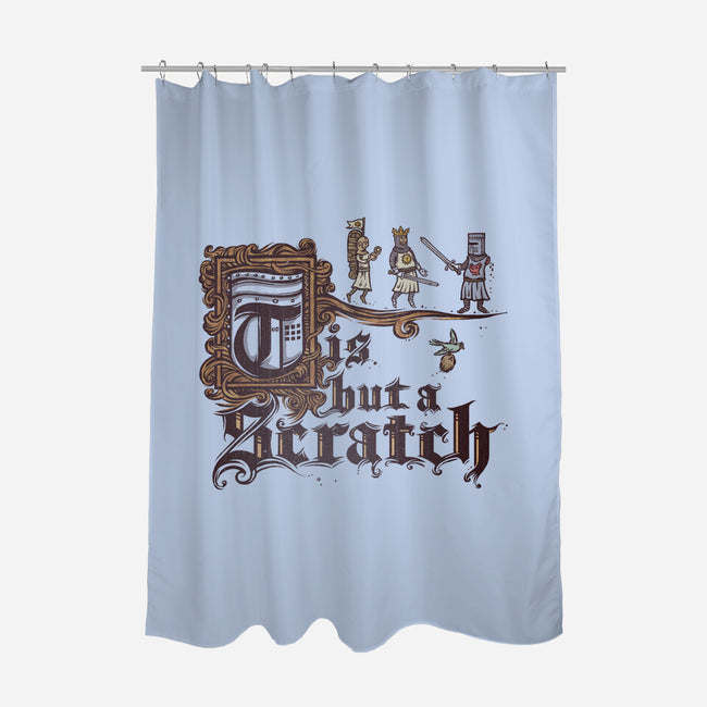 A Scratch-none polyester shower curtain-kg07