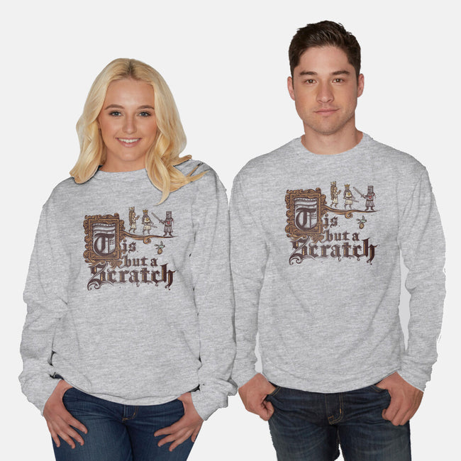 A Scratch-unisex crew neck sweatshirt-kg07