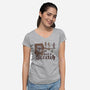 A Scratch-womens v-neck tee-kg07