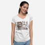 A Scratch-womens v-neck tee-kg07