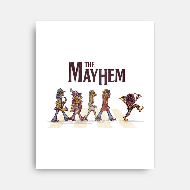 The Mayhem-none stretched canvas-kg07