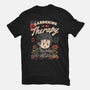 Gardening Is My Therapy-womens fitted tee-eduely