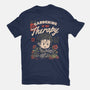 Gardening Is My Therapy-womens basic tee-eduely