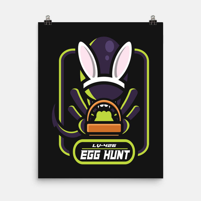 Egg Hunt-none matte poster-jrberger
