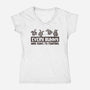 Every Bunny-womens v-neck tee-kg07