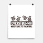 Every Bunny-none matte poster-kg07