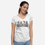 Every Bunny-womens v-neck tee-kg07