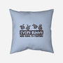 Every Bunny-none removable cover w insert throw pillow-kg07