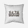 Every Bunny-none removable cover w insert throw pillow-kg07