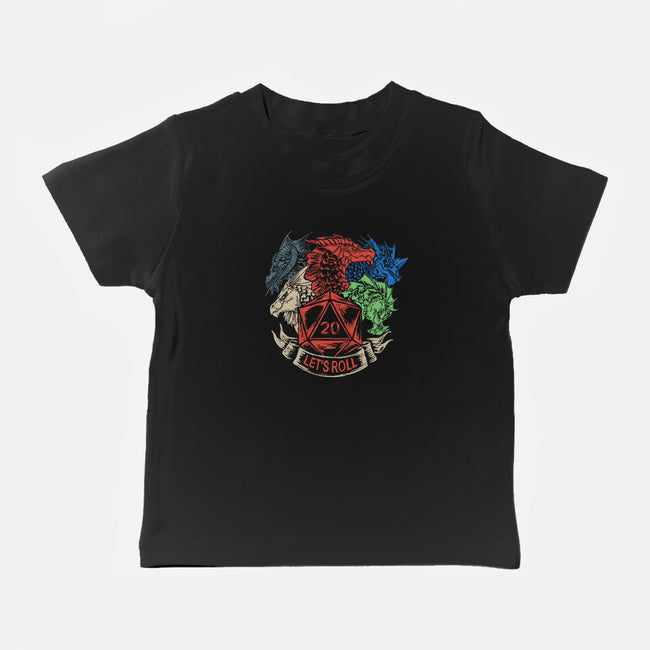 Let's Roll Tiamat-baby basic tee-marsdkart