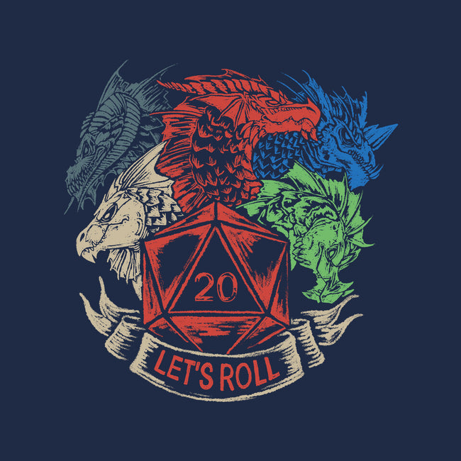 Let's Roll Tiamat-none polyester shower curtain-marsdkart
