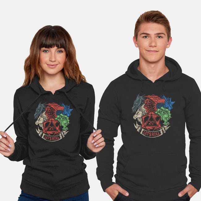Let's Roll Tiamat-unisex pullover sweatshirt-marsdkart