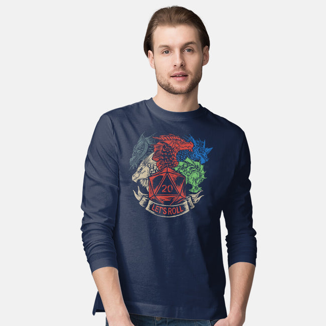 Let's Roll Tiamat-mens long sleeved tee-marsdkart