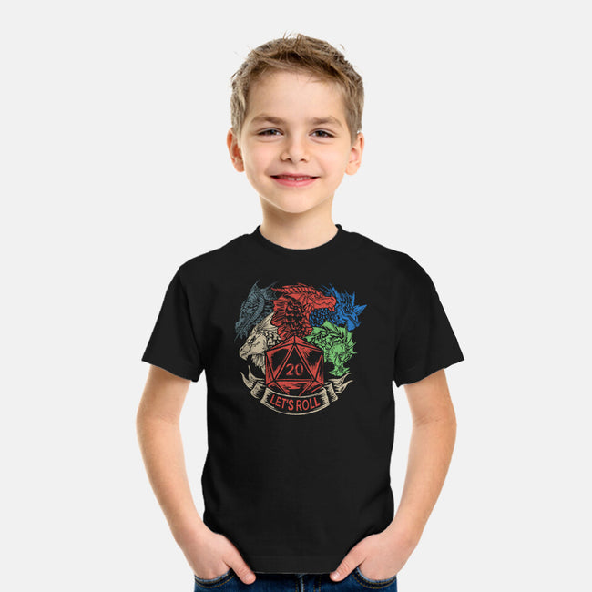 Let's Roll Tiamat-youth basic tee-marsdkart