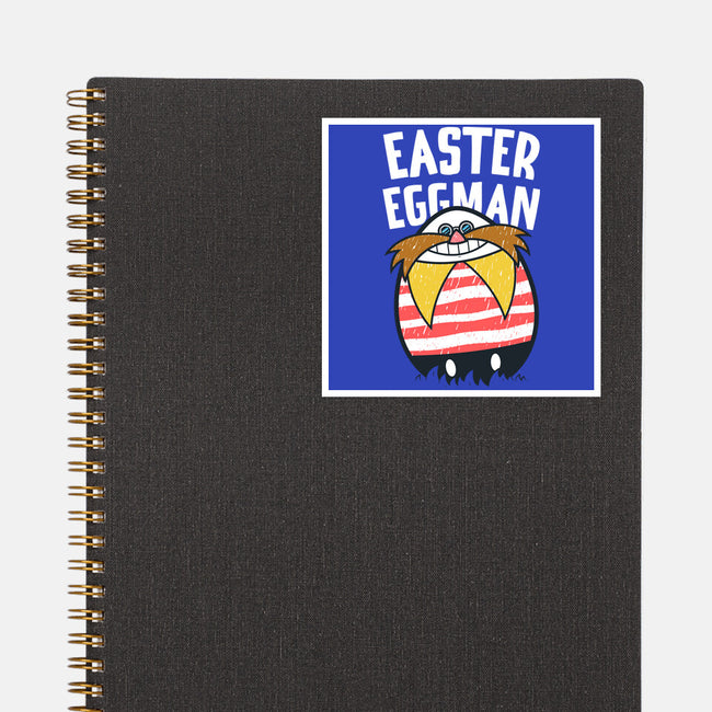 Easter Eggman-none glossy sticker-krisren28