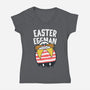 Easter Eggman-womens v-neck tee-krisren28