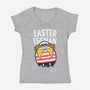 Easter Eggman-womens v-neck tee-krisren28