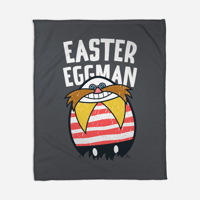 Easter Eggman-none fleece blanket-krisren28