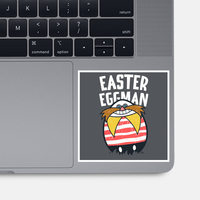 Easter Eggman-none glossy sticker-krisren28