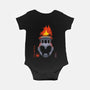 Fire-Man-baby basic onesie-RamenBoy