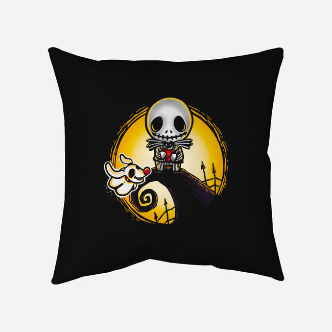 Jack Skellinglove-none removable cover throw pillow-demonigote