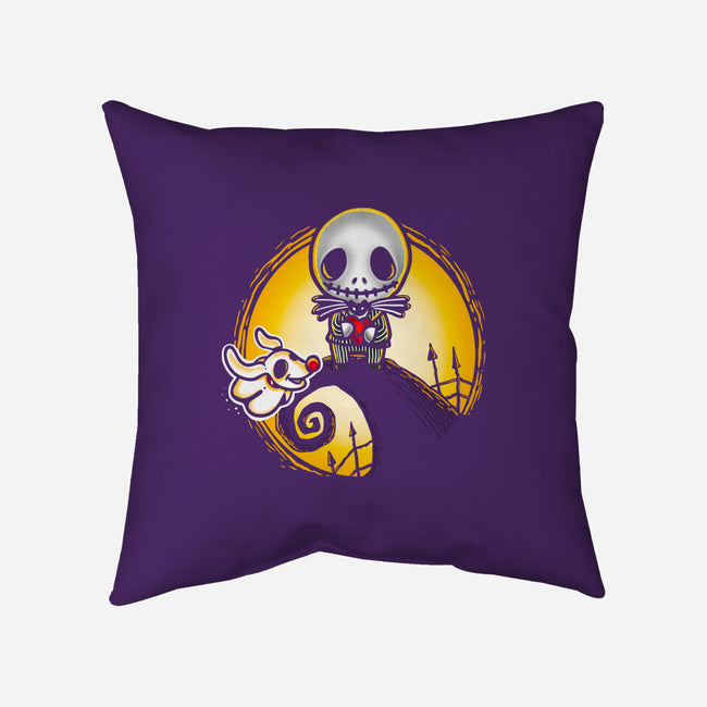 Jack Skellinglove-none removable cover throw pillow-demonigote