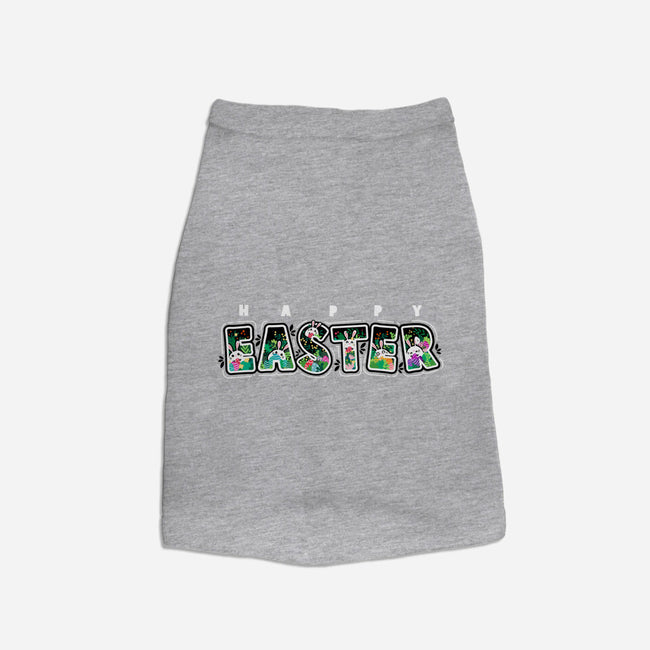 Happy Easter-cat basic pet tank-bloomgrace28
