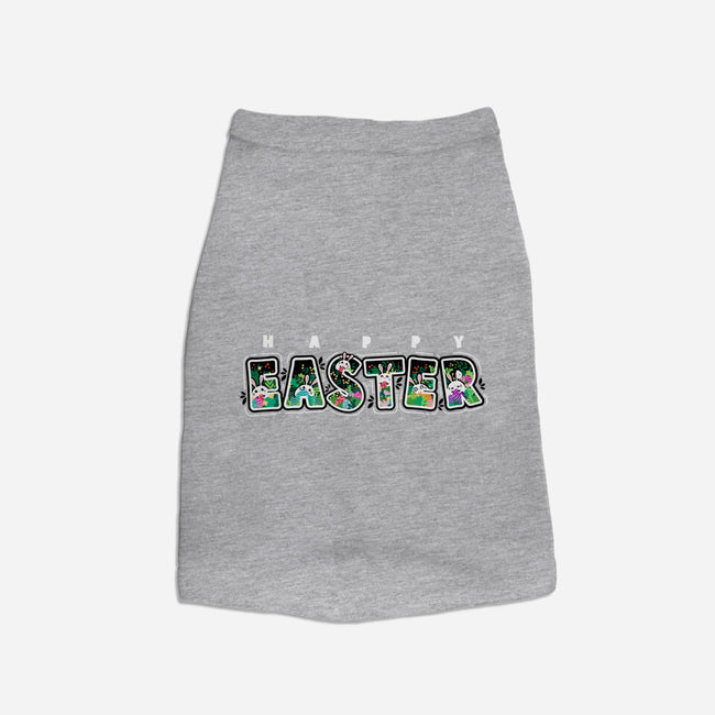 Happy Easter-dog basic pet tank-bloomgrace28