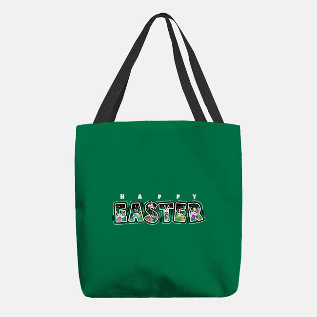 Happy Easter-none basic tote bag-bloomgrace28