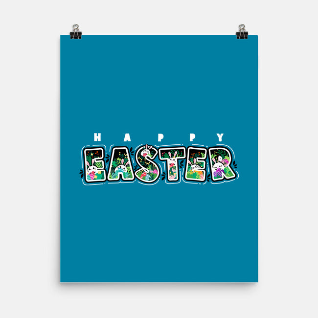 Happy Easter-none matte poster-bloomgrace28
