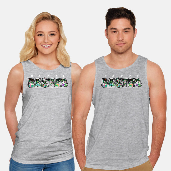 Happy Easter-unisex basic tank-bloomgrace28