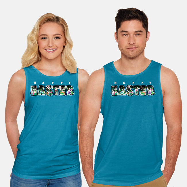 Happy Easter-unisex basic tank-bloomgrace28