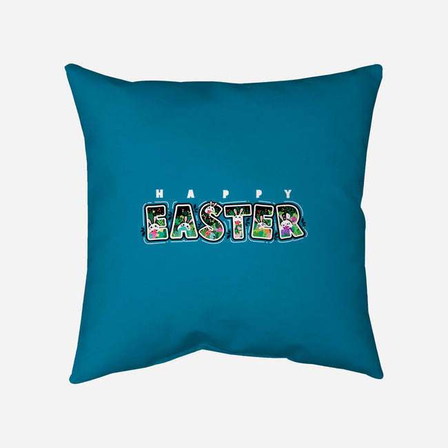 Happy Easter-none removable cover w insert throw pillow-bloomgrace28