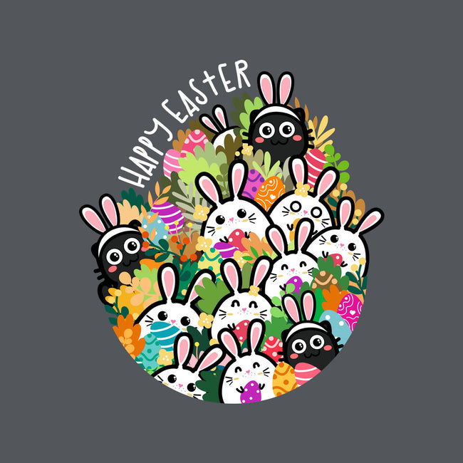 Easter Bunnies-none removable cover throw pillow-bloomgrace28